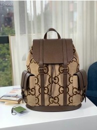 Replica Gucci Backpack with jumbo 678829 brown HY12640VA65