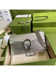 Replica Gucci Dionysus Blooms Leather Shoulder Bag 499623 silver HY13435iu55