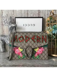 Replica Gucci Dionysus Embroidered Shoulder Bag 400249 Green Suede HY11545VA65