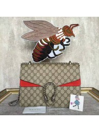 Replica Gucci Dionysus GG Canvas Shoulder Bag 403348 Red HY595VA65