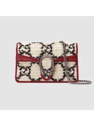 Replica Gucci Dionysus Super Mini Shoulder Bag 476432 white HY5122YP94