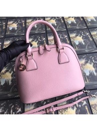 Replica Gucci GG Leather Tote Bag 449662 pink HY17606hD86