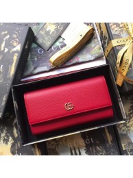 Replica Gucci GG Marmont leather wallet 456116 red HY18761ec82
