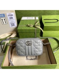 Replica Gucci GG Marmont mini shoulder bag 634936 Dark grey HY11330SV68