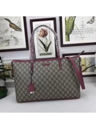 Replica Gucci GG Supreme Canvas Tote Bag 353437 Rose HY1911hD86
