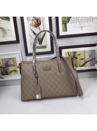 Replica Gucci GG Supreme Canvas Tote Bag 353440 Apricot HY8846hD86