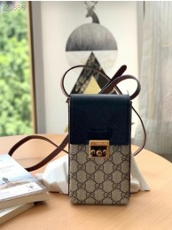 Replica Gucci Horsebit 1955 mini bag 658229 black HY15100aG44