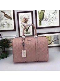 Replica Gucci Joy Boston Bag Signature Leather 193603 Pink HY8733ui32