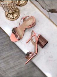 Replica Gucci Leather Double G sandal GG1690TX-2 7CM height HY7192nB47
