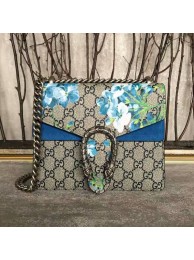 Replica Gucci Mini Dionysus GG Canvas Shoulder Bag 421970 Blue HY22776ec82