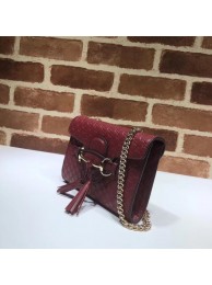 Replica Gucci Mini leather bag 449636 red HY12383ui32