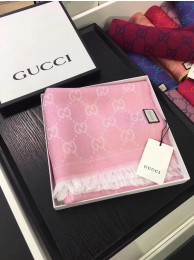 Replica Gucci OBLIQUE STOLE IN WOOL AND CASHMERE GG55620 light pink HY17043ij65