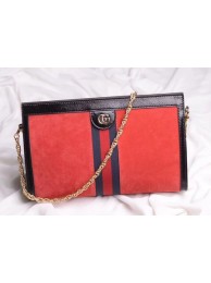 Replica Gucci Ophidia Embroidered Medium Shoulder Bag 503876 Red HY22642YP94