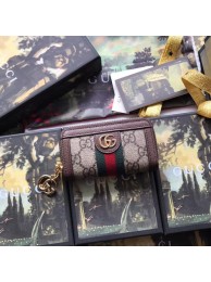 Replica Gucci Ophidia GG key case 523157 brown HY8652nB47