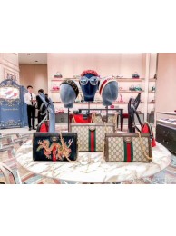 Replica Gucci Ophidia GG Medium Shoulder Bag 503876 Brown HY12339UD97