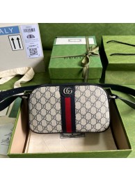Replica Gucci Ophidia GG shoulder bag 681064 blue HY7571cK54