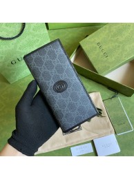 Replica Gucci Ophidia GG wallet 672947 black HY2604Jw87