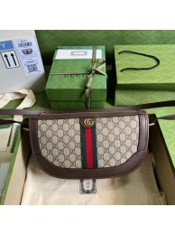 Replica Gucci Ophidia large shoulder bag 674096 brown HY3471Ac56