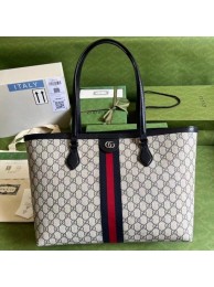 Replica Gucci Ophidia medium GG tote 631685 blue HY14573ui32