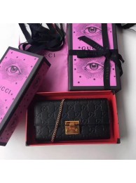 Replica Gucci Padlock Continental Wallet 453506 Black HY10731ec82
