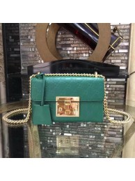 Replica Gucci Padlock Gucci Signature Mini Shoulder Bag 409487 Green HY1536Sf59