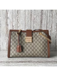 Replica Gucci Padlock Medium GG Shoulder Bag 479197 Brown HY17107it96