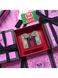 Replica Gucci Queen Margaret GG card case 476072 red HY1839Ye83