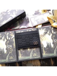 Replica Gucci Signature card case 473927 black HY16998Ix66