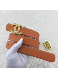Replica High Quality Chanel 30mm Leather Belt CH5235 Brown HY12831Jh90
