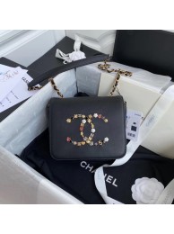 Replica High Quality Chanel Original Lather Flap Bag AS3699 black HY14656Jh90