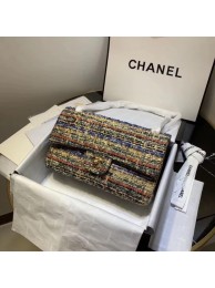 Replica High Quality CHANEL Tweed Calfskin -Tone & Gold-Tone Metal 1112 apricot HY17211Jh90