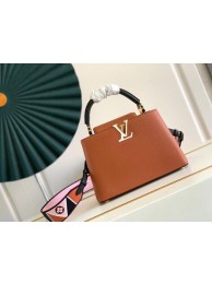 Replica High Quality Louis Vuitton CAPUCINES BB M59266 Gold&Noir HY9546Jh90