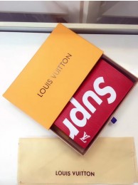 Replica High Quality Louis Vuitton Epi Leather Supreme Wallet M67541 Red HY23781Jh90