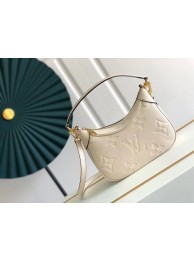 Replica Louis Vuitton BAGATELLE M46091 Creme White HY22582it96