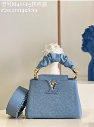 Replica Louis Vuitton CAPUCINES MINI M58586 Dusk Blue HY13178BJ25