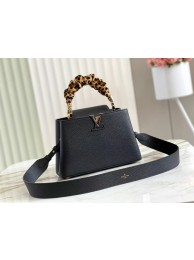 Replica Louis Vuitton CAPUCINES PM M48865 black HY25320aG44