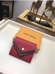 Replica Louis Vuitton CRUISE 2017 DOUBLE V COMPACT WALLET M64419 Red HY14701Kg43