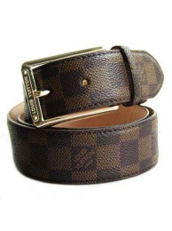 Replica Louis Vuitton Damier Belts 9634 Coffee Belts HY6877Xe44