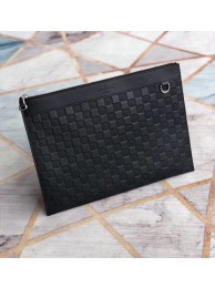 Replica Louis Vuitton Damier Graphite Canvas DISCOVERY POCHETTE N41696 Black HY1413zR45