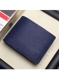 Replica Louis Vuitton Epi Leather MULTIPLE WALLET M60628 Royal HY23955VA65