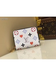 Replica Louis Vuitton GAME ON ZIPPY COIN PURSE M80305 white HY10497XB19