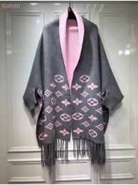 Replica Louis vuitton lambswool & cashmere Shawl 71150 grey HY12556ec82