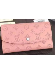 Replica Louis Vuitton Mahina Leather IRIS Wallet M60144 Pink HY22352BB13