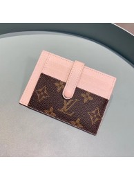Replica Louis Vuitton Monogram Canvas Card Holder M61730 Pink HY26500rH96
