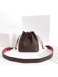 Replica Louis Vuitton Monogram Canvas NOE POUCH M43445 red HY22938EO56