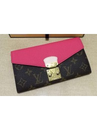Replica Louis Vuitton Monogram Canvas PALLAS WALLET M58413 Rose HY23079ls37