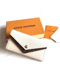Replica Louis vuitton MONOGRAM DOUBLE wallet M64317 white HY26898ij65