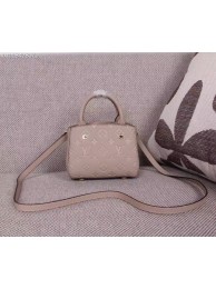 Replica Louis Vuitton Monogram Empreinte NANO MONTAIGNE Bag M50865 Apricot HY23115DY71
