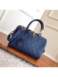 Replica Louis Vuitton Monogram Empreinte SPEEDY Bag 42404 Blue HY7980Fi42