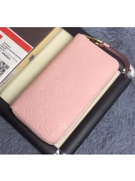 Replica Louis Vuitton Monogram Empreinte ZIPPY WALLET M60571 Pink HY2569Ye83